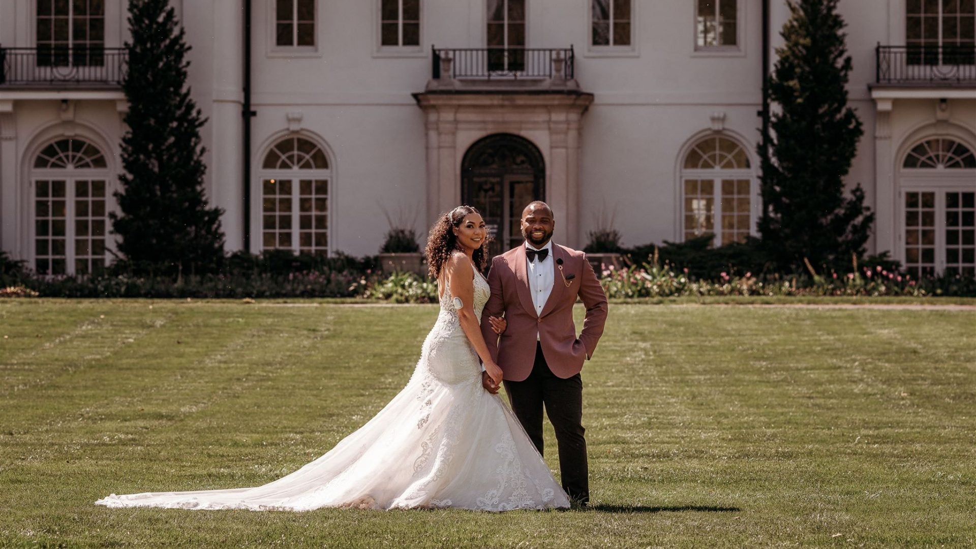 Bridal Bliss: Iman And Anthony's Wedding Was Filled With Lush Greenery And Lots Of Love