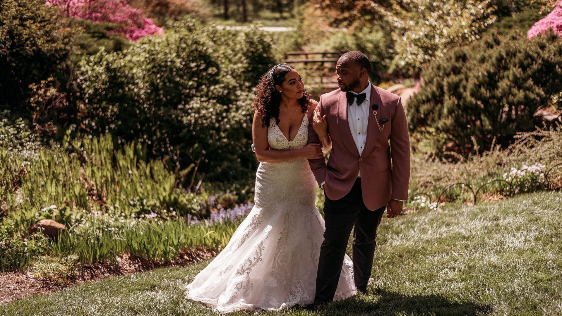 Bridal Bliss: Iman And Anthony's Wedding Was Filled With Lush Greenery And Lots Of Love