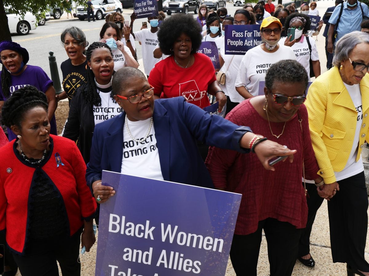 "Our Rights Are On The Chopping Block"— Black Women Leaders, Allies Rally Congress For Voting Rights And Economic Justice