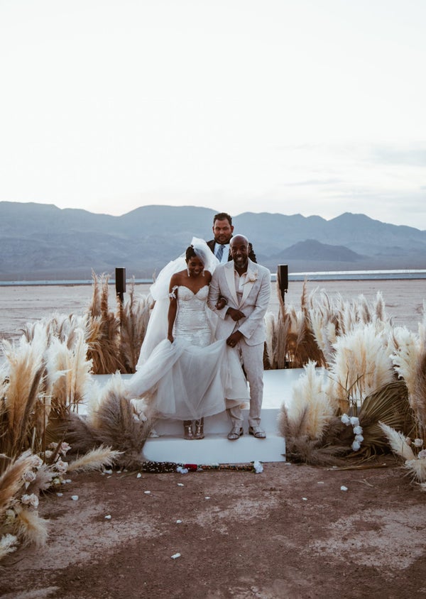 Bridal Bliss: Riqua & Andre's Wedding Included Showgirls, A Desert