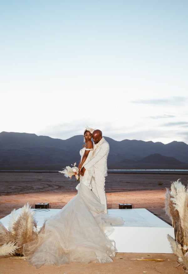 Bridal Bliss: Riqua & Andre's Wedding Included Showgirls, A Desert