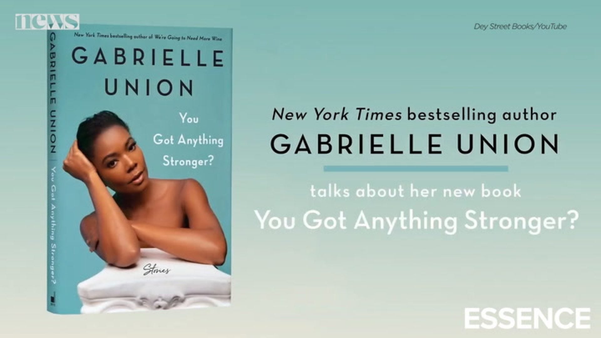 Gabrielle Union Chats New Book “You Got Anything Stronger ?”