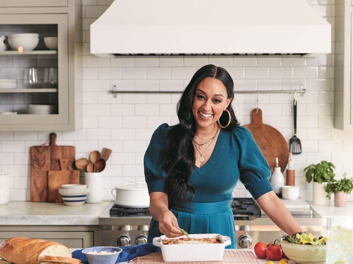 Tia Mowry On Having A Community Of Busy Moms to Lean On and How She's Learning To Do More With Less