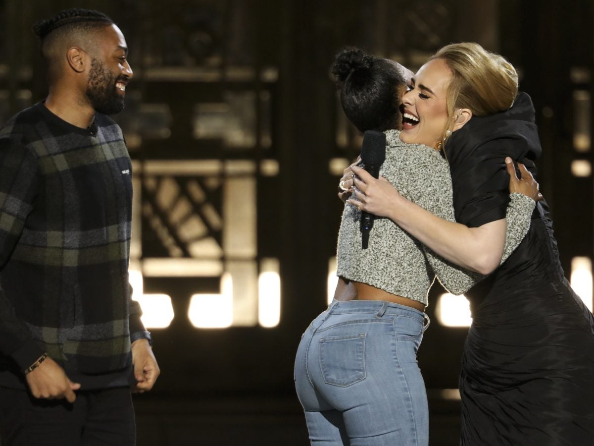 Hello To The Engaged Side! Adele Helps Black Couple Nail Surprise Engagement At Her Concert