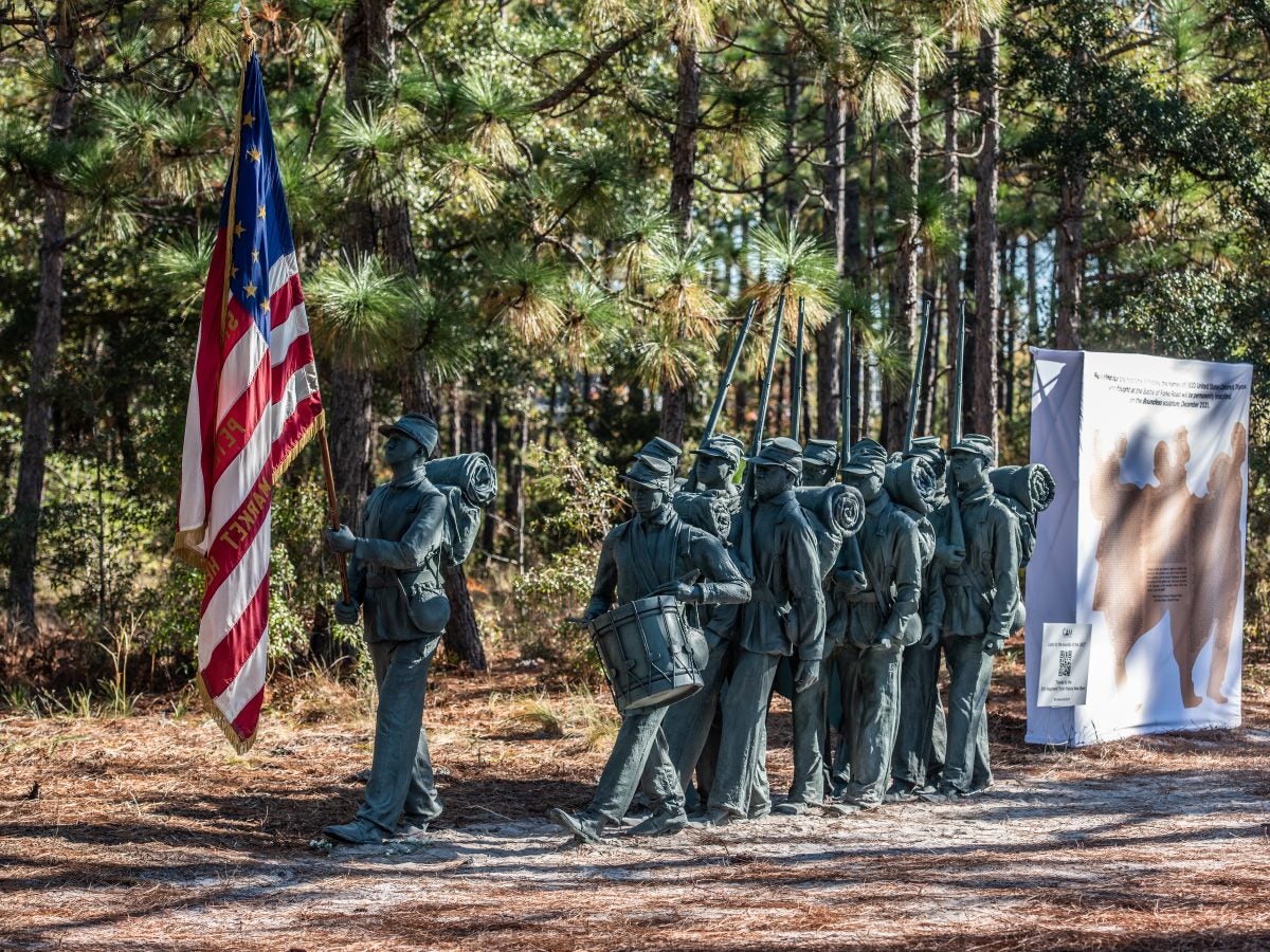 This North Carolina Museum Debuted First Sculpture In The State To Honor Black Civil War Veterans