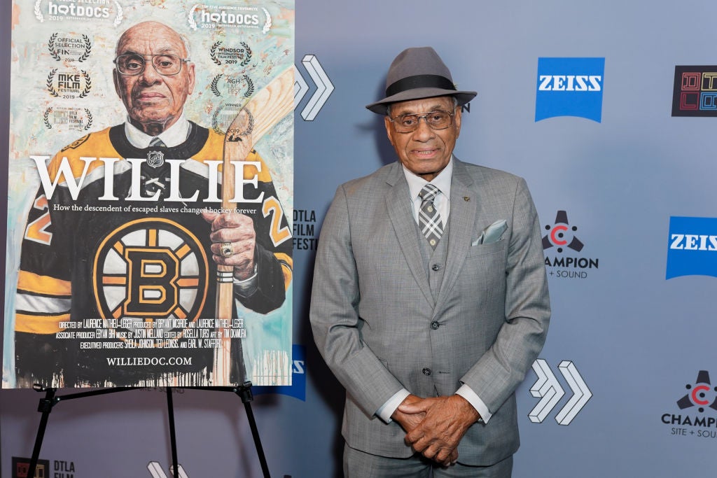 Willie O'Ree is seen on the Red Carpet before the 2023 NHL Awards at  News Photo - Getty Images