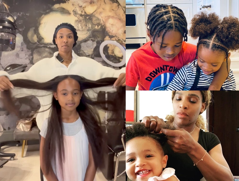 Watch LeBron James' Wife Savannah Trim Daughter's Hair at Home