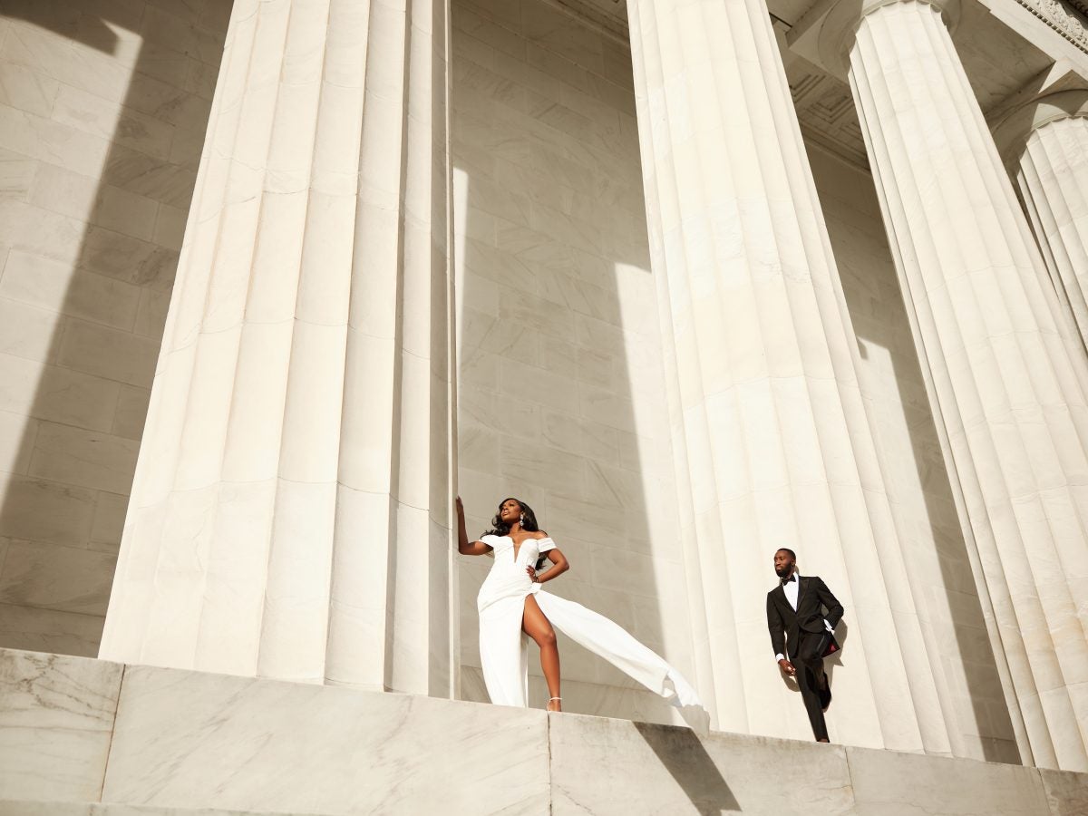 Old, New, Borrowed, Blue: This Couple's Epic Engagement Shoot Included Four Fabulous Outfit Changes