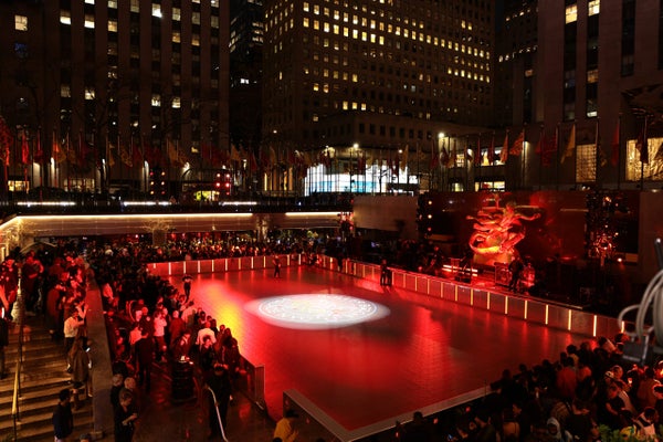 Stars Roll & Bounce Through Rockefeller Center's New Roller Rink - Essence