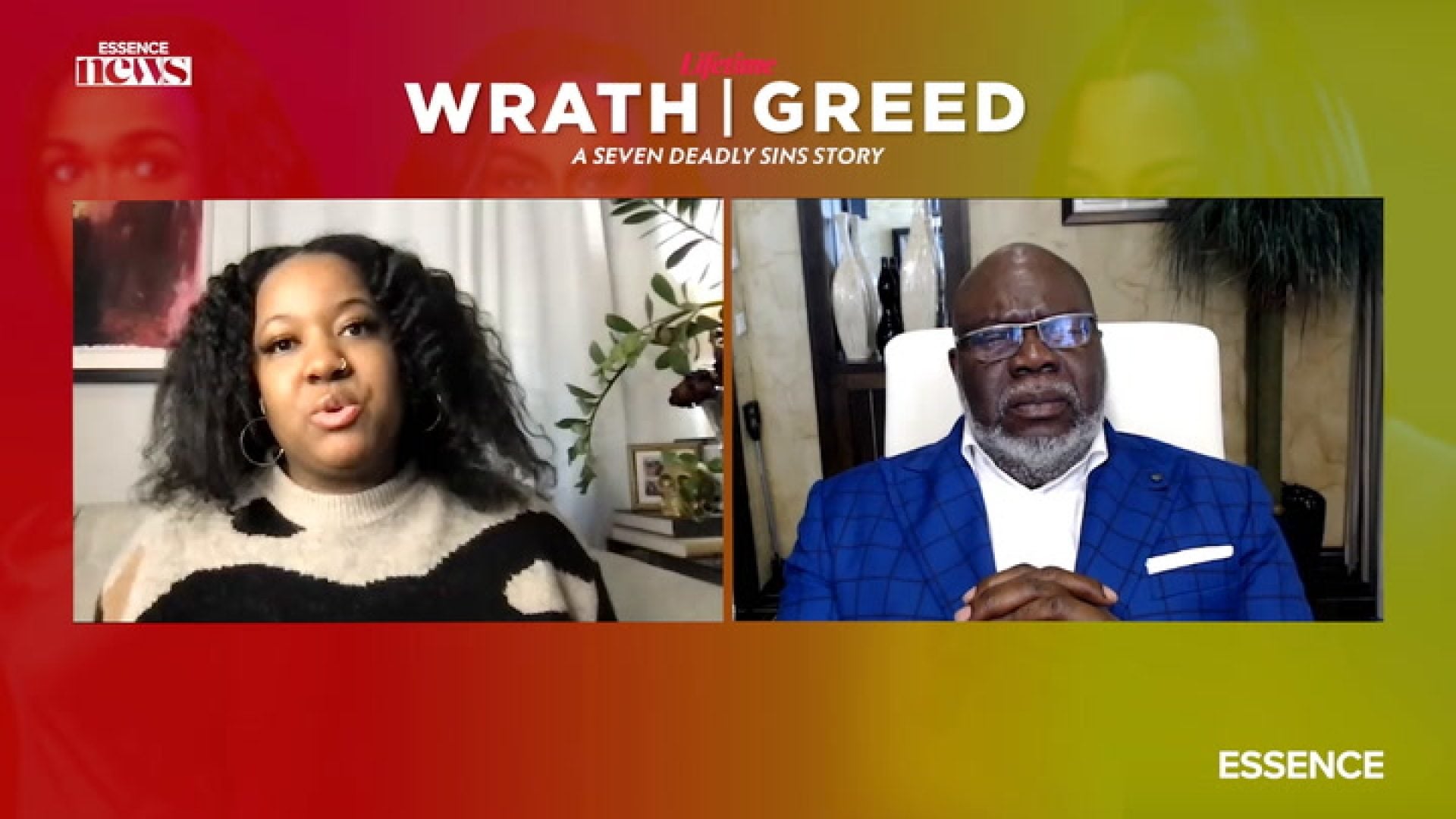 T. D. Jakes Discusses The Cast of The Lifetime Series, Wrath & Greed