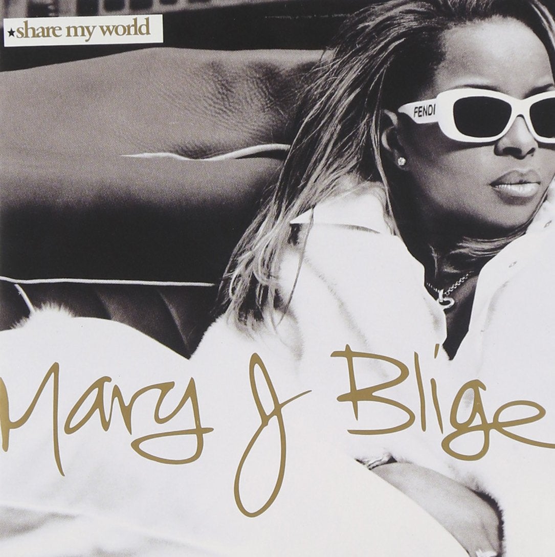 Mary J Blige My Life Album Cover T-Shirt White