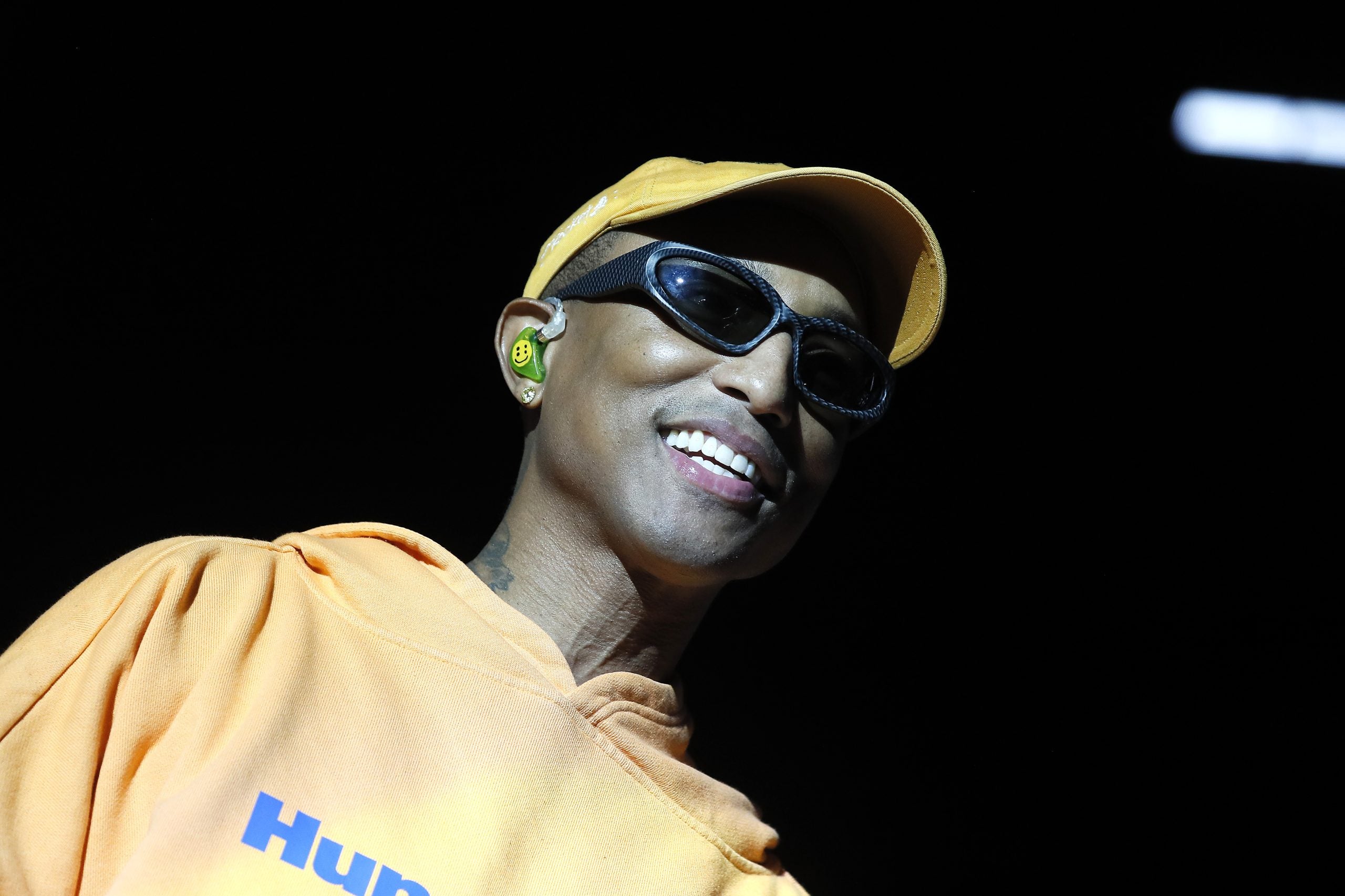 Pharrell Williams' Tiny Sunglasses Take Center Stage at Dior's
