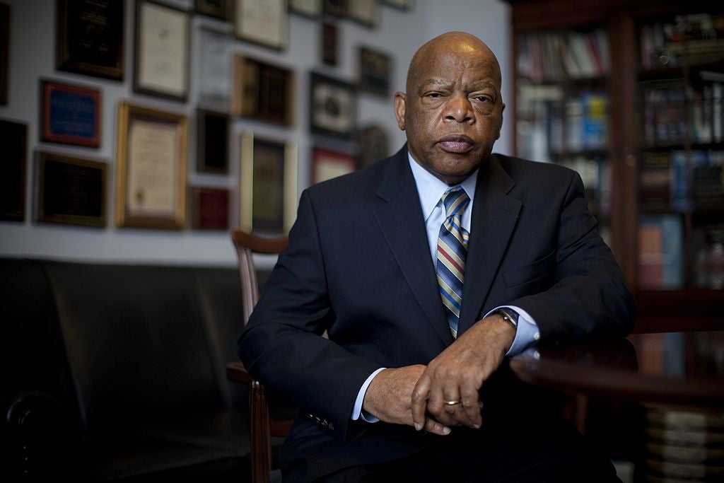 Statue of late civil rights activist John Lewis replaces Confederate monument in Georgia – Essence