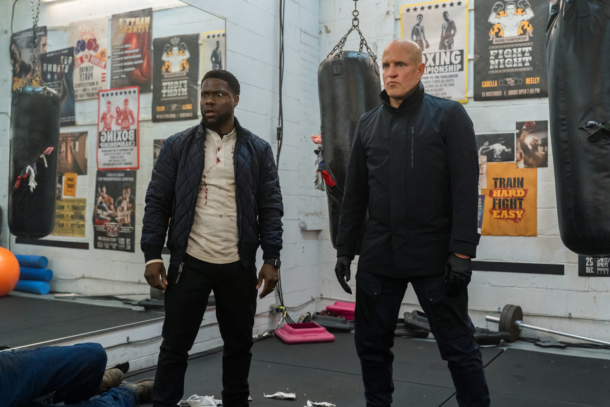 Kevin Hart & Woody Harrelson Talk ‘The Man From Toronto’