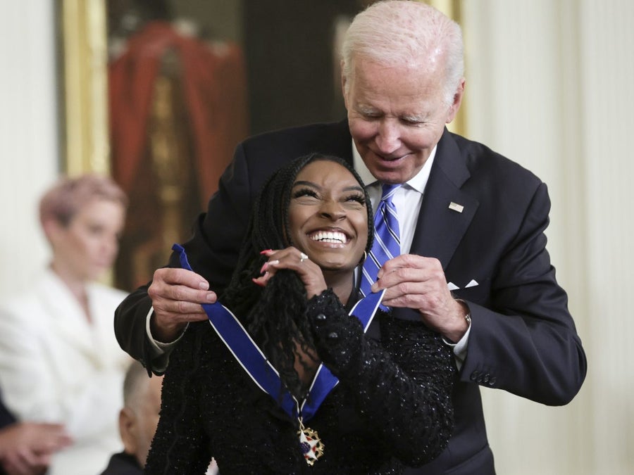 Simone Biles Honored With Presidential Medal of Freedom