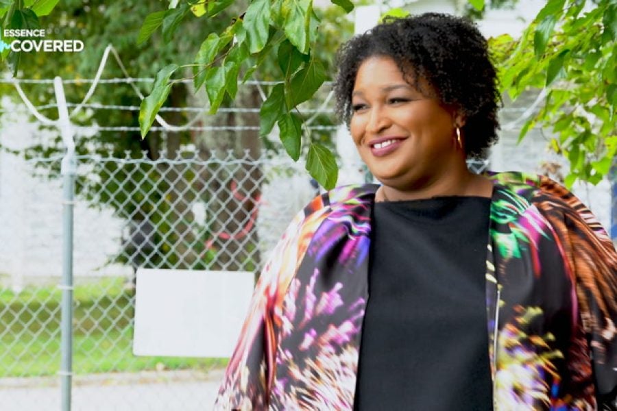 Watch | Stacey Abrams Behind The Scenes For Her Essence Uncovered Photo