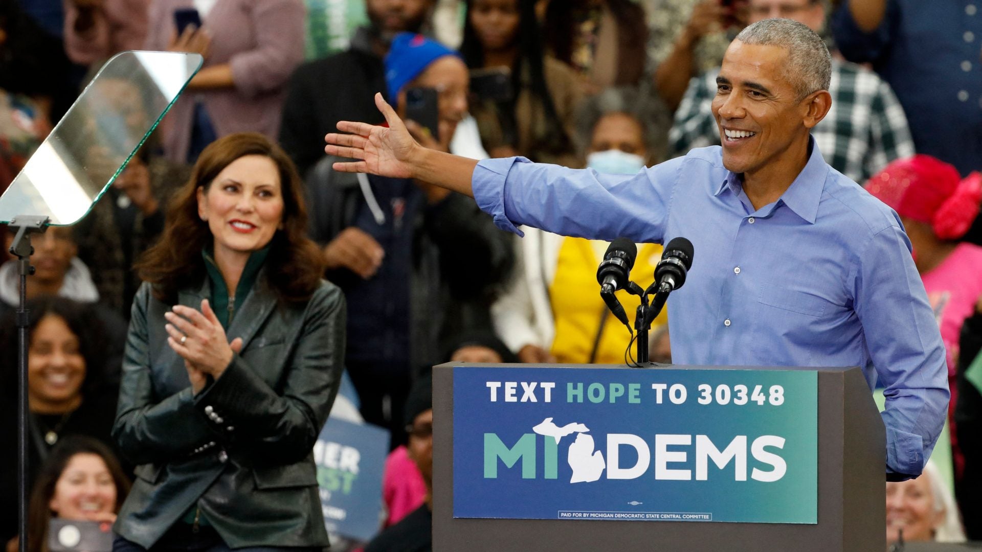 Michigan Voter Lets Barack Obama Know He's "Still Fine"
