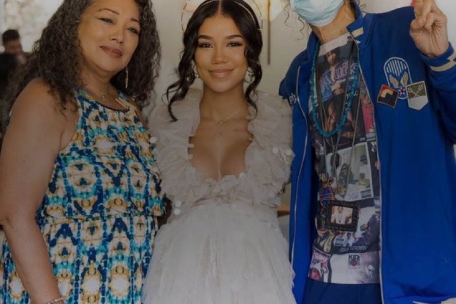 WATCH Jhene Aiko And Big Sean Their Baby At Their Baby Shower Essence