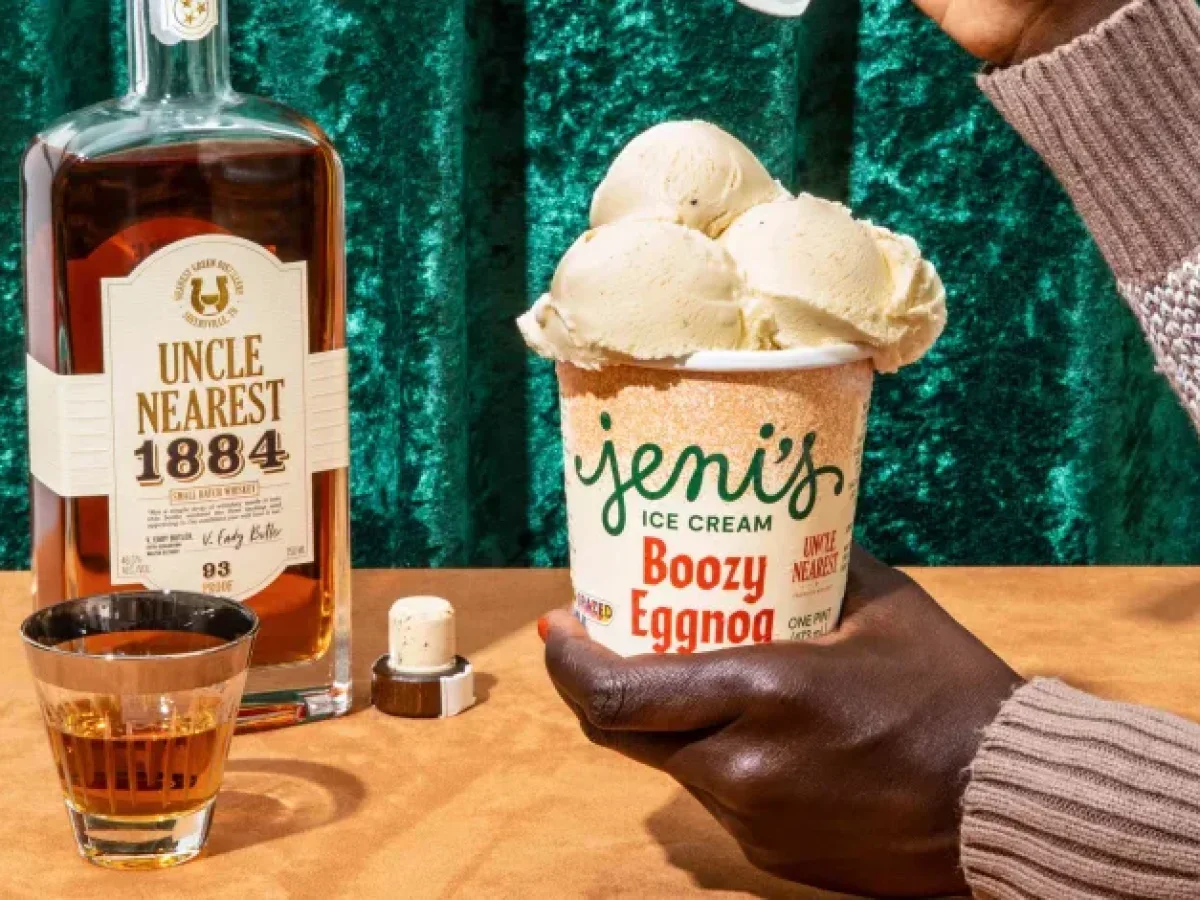 Black-Owned 'Uncle Nearest' Whiskey Partners With Top-Selling Ice Cream Brand 'Jeni's' To Produce Boozy Egg Nog Flavor