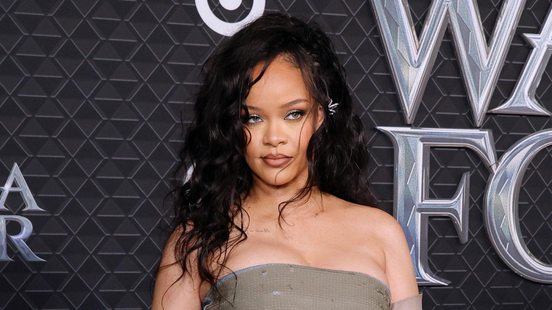 Rihanna Shimmers In Rick Owens At Wakanda Forever Premiere