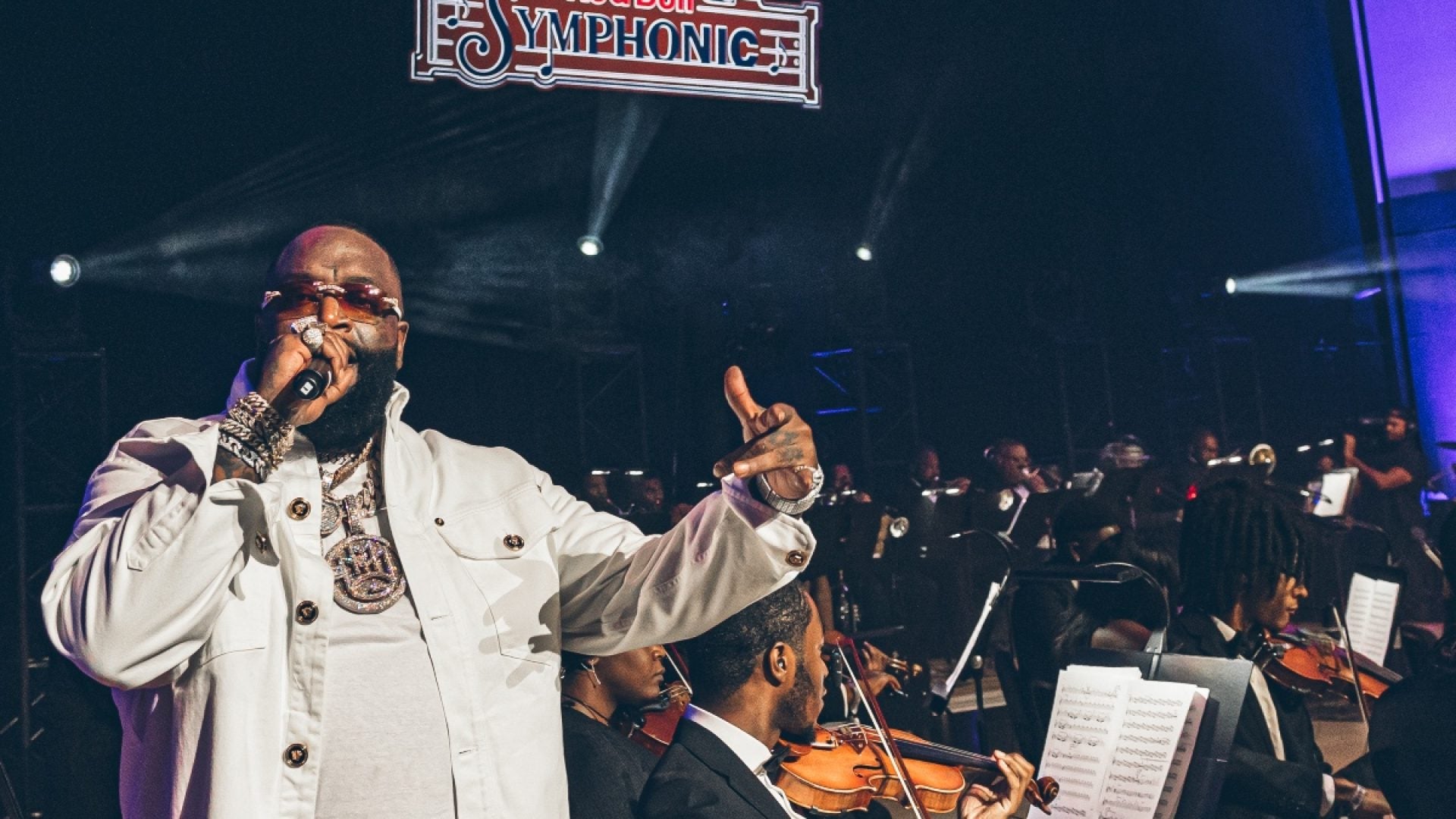 Rick Ross And Orchestra Noir Deliver A Powerful Performance For Red Bull Symphonic