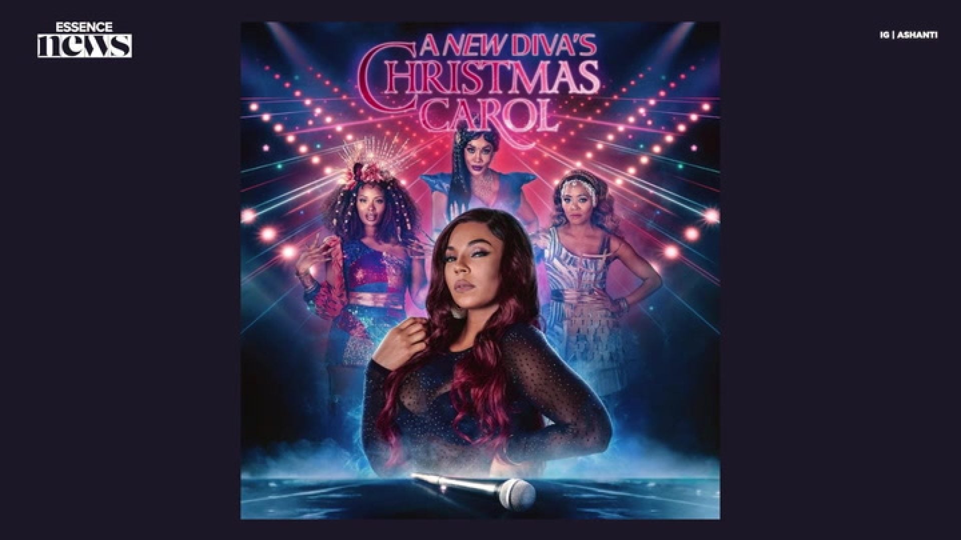 WATCH: Ashanti Revisits A Cult Classic With 'A New Diva's Christmas Carol'