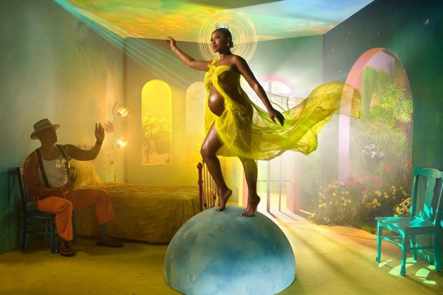 Keke Palmer Reveals An Ethereal Image From Her Maternity Shoot