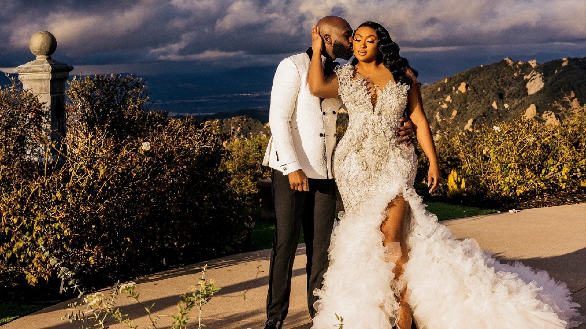 Bridal Bliss: Influencer Charity Washington And Former NFL Star DeShaun Foster Wed In A Top-Secret Ceremony In Calabasas