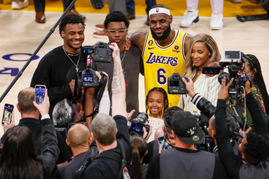 13 Sweet Photos Of LeBron James And His Family