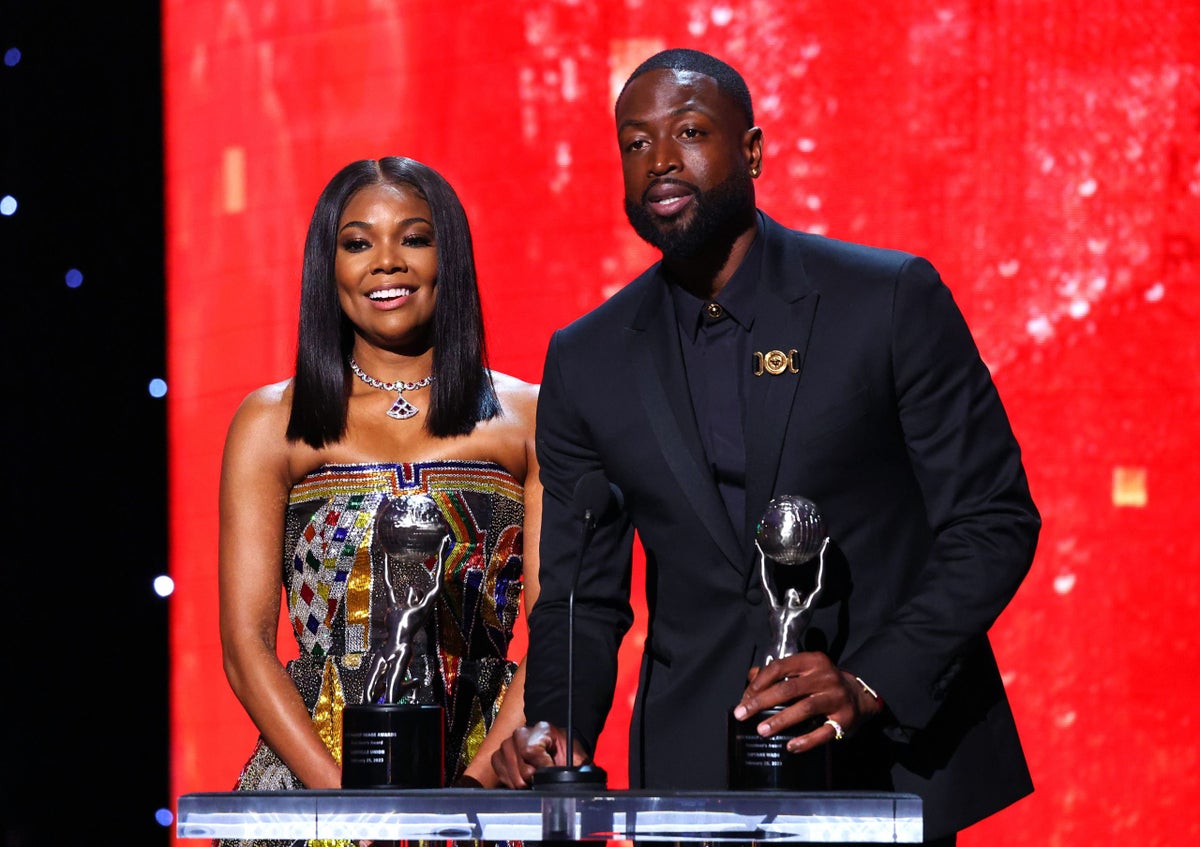 Gabrielle Union And Dwyane Wade Accept President's Award At 54th Annual ...