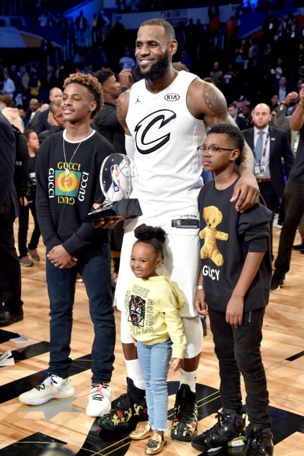 13 Sweet Photos Of LeBron James And His Family