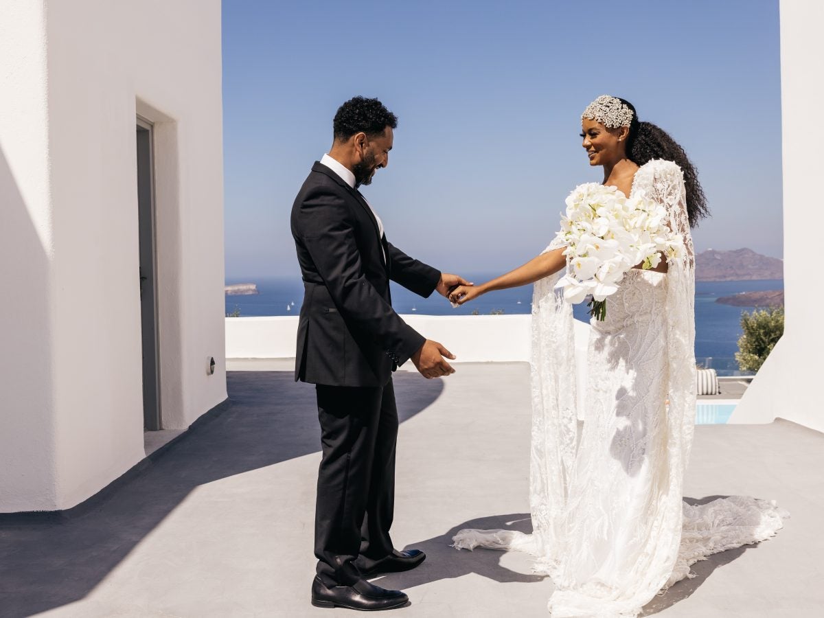 Bridal Bliss: Makki And Yonatan's Grecian Wedding Was Breathtakingly Beautiful