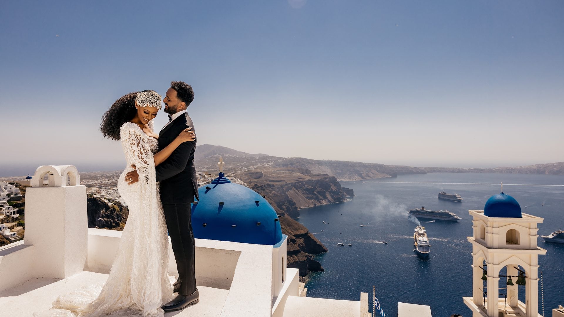 Bridal Bliss: Makki And Yonatan's Grecian Wedding Was Breathtakingly Beautiful