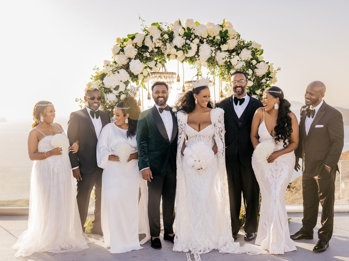 Bridal Bliss: Makki And Yonatan's Grecian Wedding Was Breathtakingly Beautiful