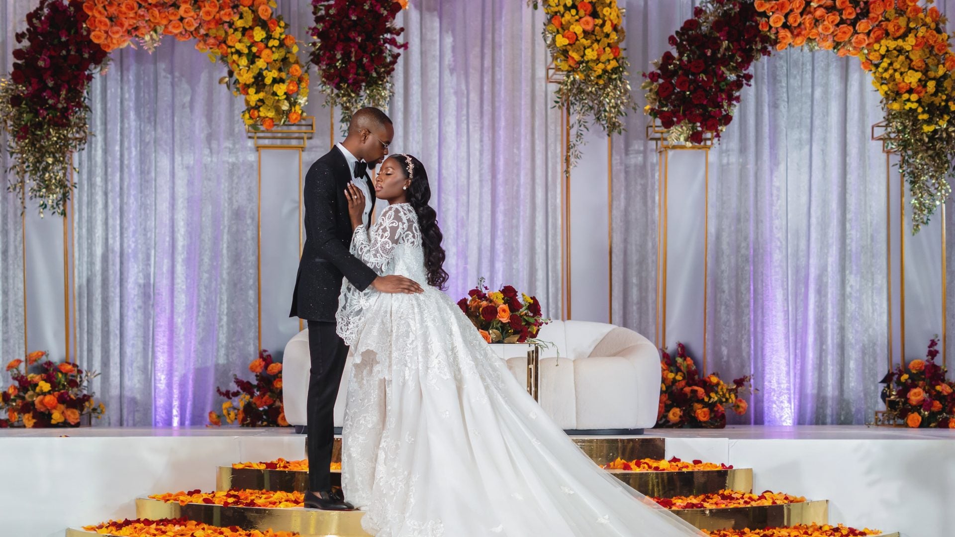 Bridal Bliss: Mary-Ann And Ofuje Celebrated Their Love — And Their Culture — With A Big Bash In Baltimore