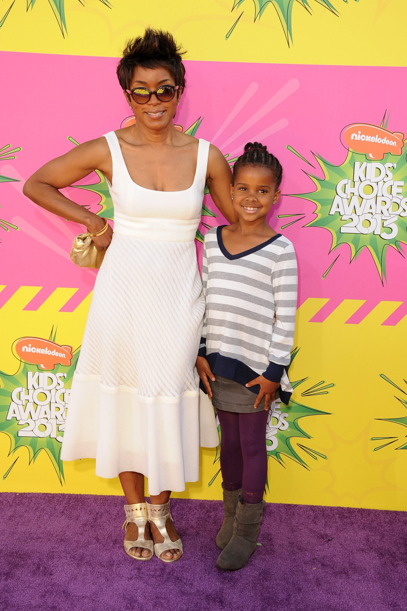 Photos Of Angela Bassett And Her Twins Over The Years