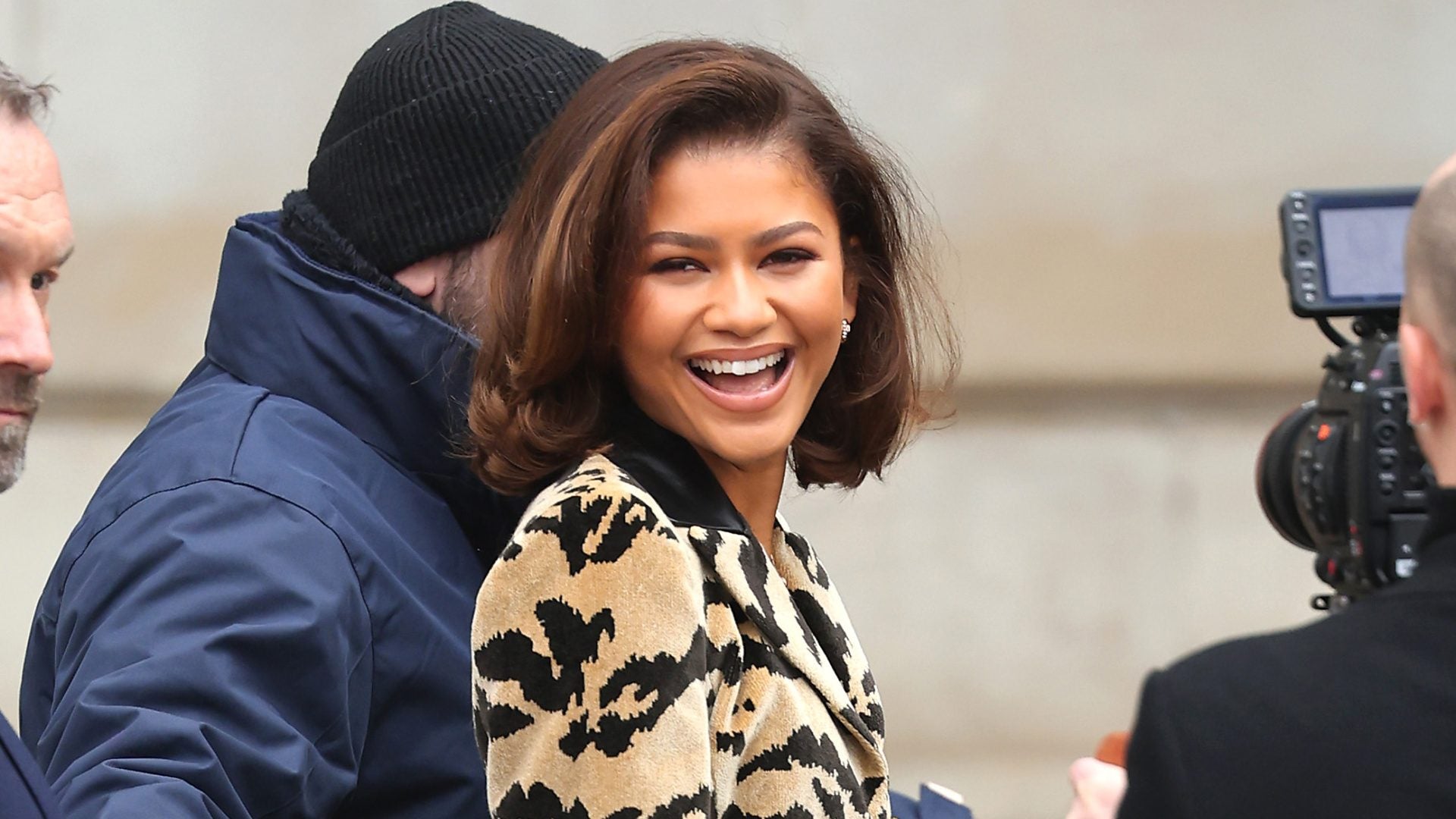 Zendaya Brings Back Full Animal Print At The Louis Vuitton F/W 23' Show