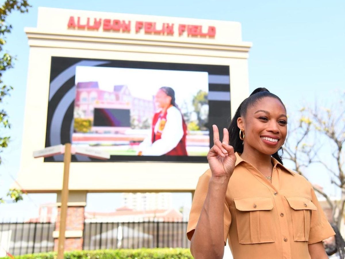 USC Names Track & Field Facility In Honor Of Allyson Felix's Career Accomplishments