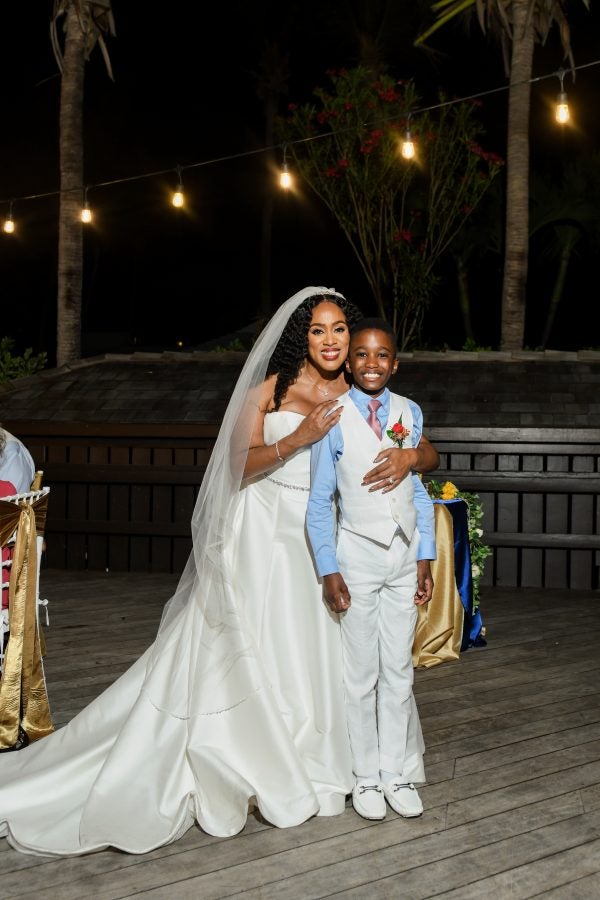 Bridal Bliss: Tomika And Michael Said 'I Do' In A Sunset Wedding On The Beach In Turks And Caicos