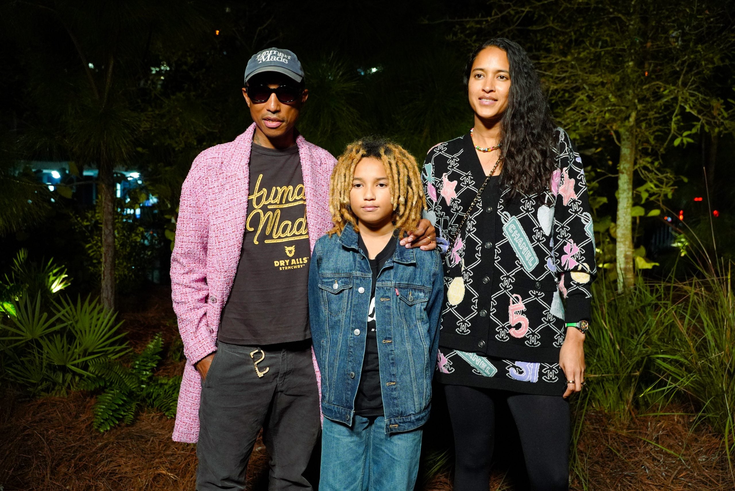 Pharrell Williams shares rare family photo