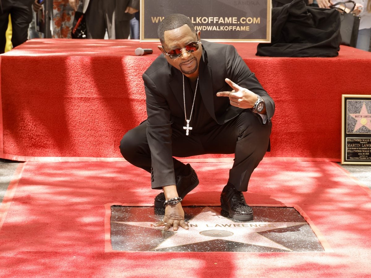 Martin Lawrence Receives Star On The Hollywood Walk Of Fame ...