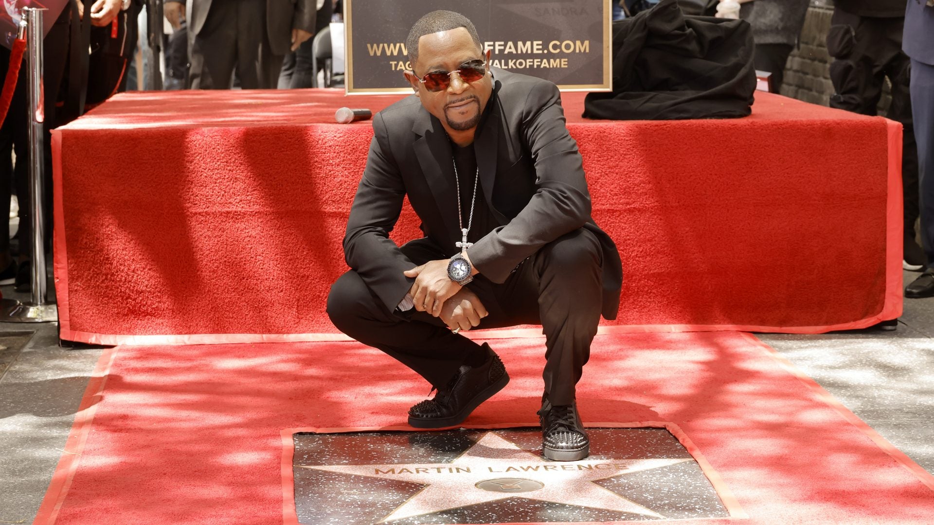 Martin Lawrence Receives Star On The Hollywood Walk Of Fame