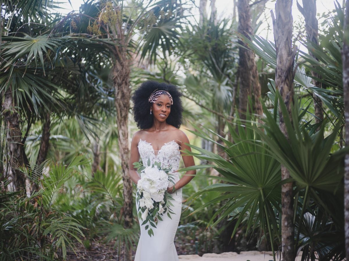 Bridal Bliss: With The Caribbean Sea As Their Backdrop, Vanessa And Kevin Had A Boho-Chic Beach Wedding