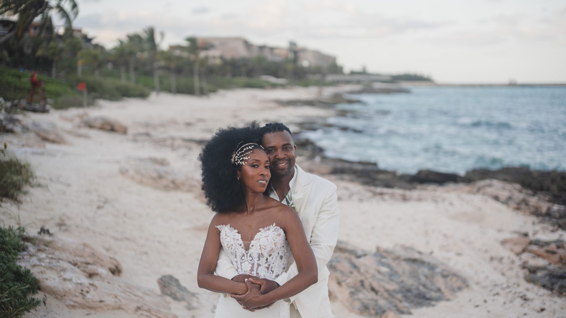 Bridal Bliss: With The Caribbean Sea As Their Backdrop, Vanessa And Kevin Had A Boho-Chic Beach Wedding