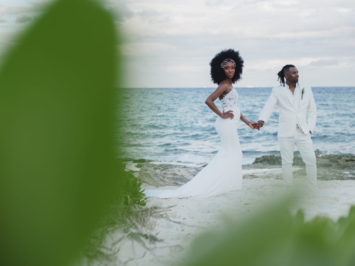 Bridal Bliss: With The Caribbean Sea As Their Backdrop, Vanessa And Kevin Had A Boho-Chic Beach Wedding