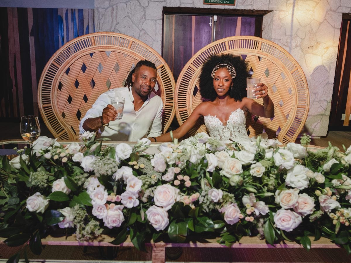 Bridal Bliss: With The Caribbean Sea As Their Backdrop, Vanessa And Kevin Had A Boho-Chic Beach Wedding