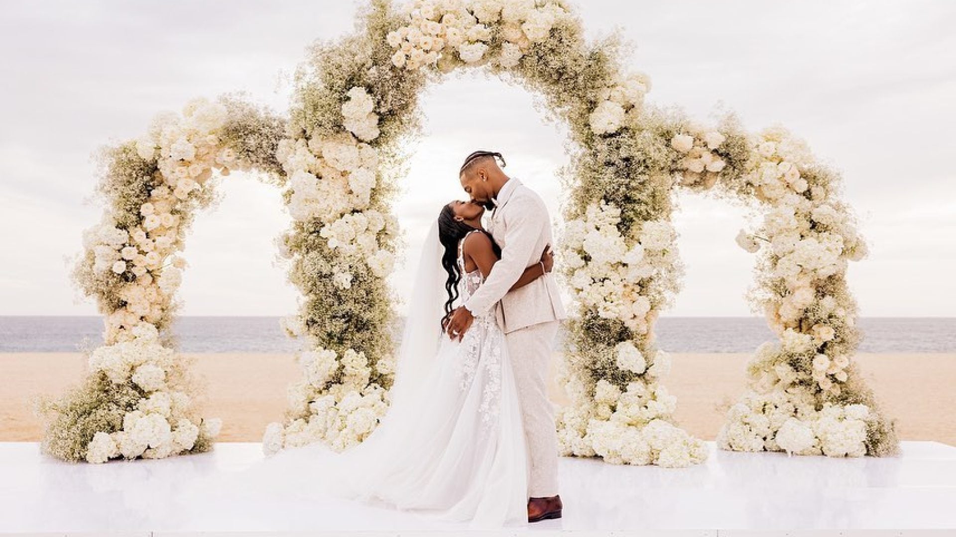 After Their Sweet And Simple Courthouse Wedding In Houston, Simone Biles And Jonathan Owens Said 'I Do' A Second Time In Mexico