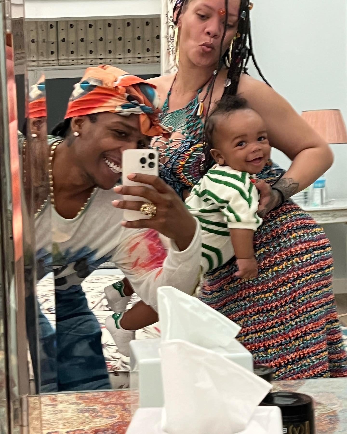 Rihanna And A$AP Rocky Celebrated Their Baby’s First Birthday With Adorable Family Pictures