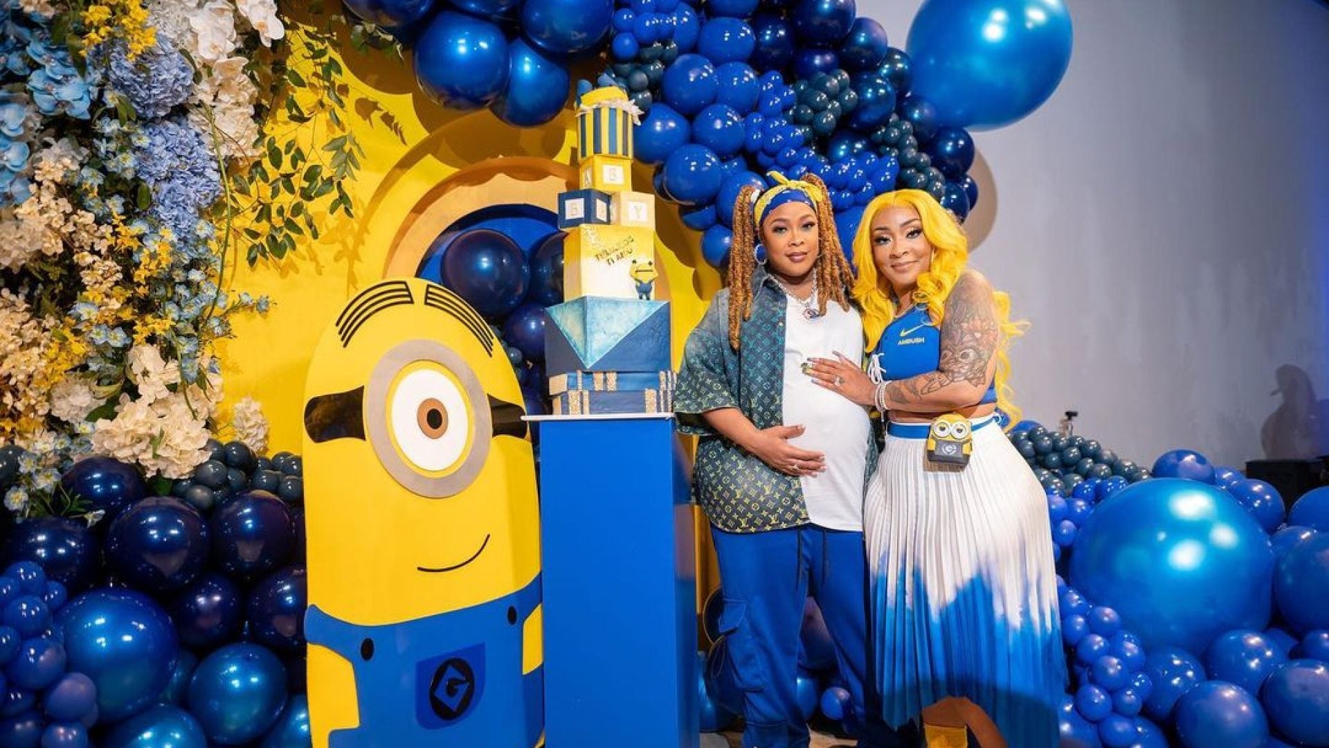 Inside Da Brat And Jesseca Dupart's Star-Studded Minions-Themed Baby Shower