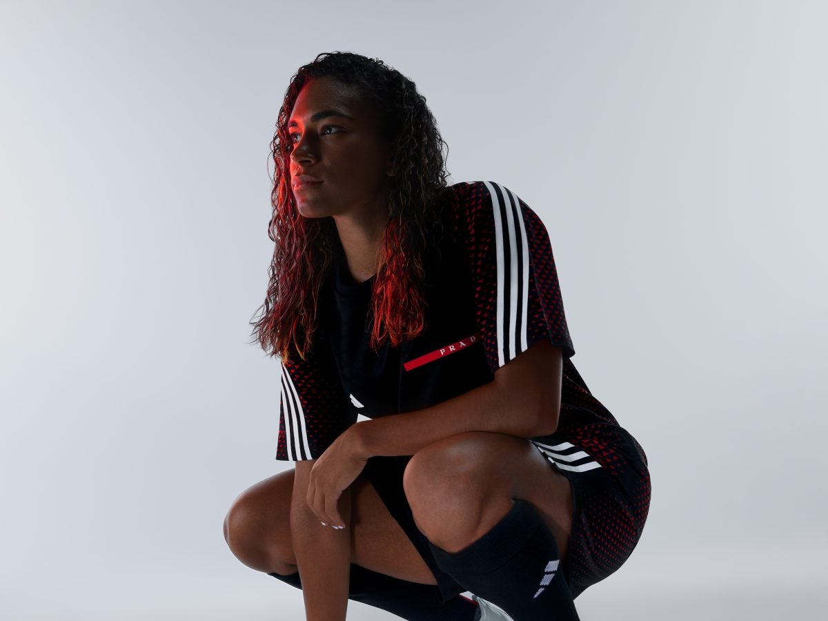 Catarina Macario Is Featured In The Newest Adidas X Prada First Football Boot Collection